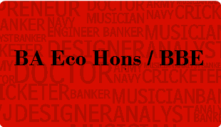 BA Eco Hons vs BBE 